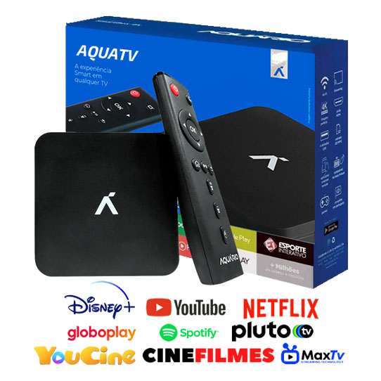 Aqua TV – MELHOR BOX TV DO MERCADO