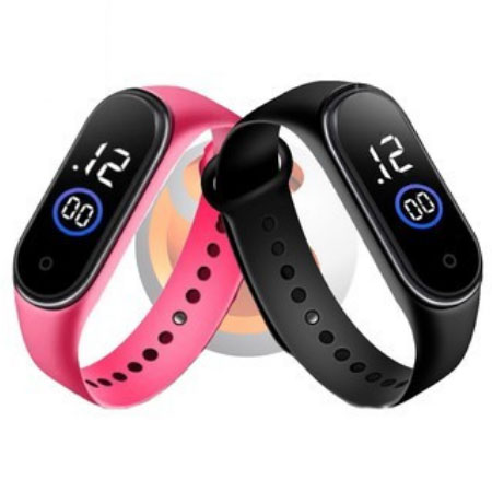 Relógio M4 digital led Esportivo A prova água feminino mascu